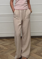 Muslin pants - light beige