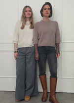 Knitted top - taupe