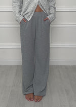 Loungewear trousers in rippoptics - gray