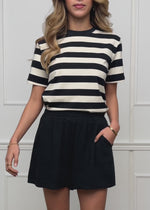 Muslin shorts, black