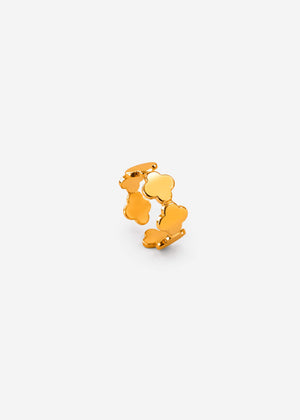 Kleeblatt Statement Ring - gold