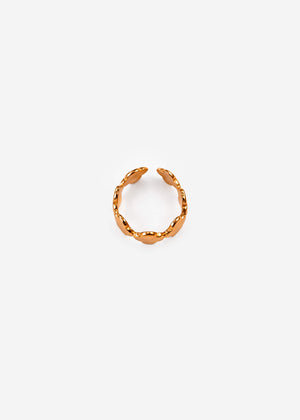 Kleeblatt Statement Ring - gold