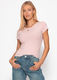 Crop shirt, pink
