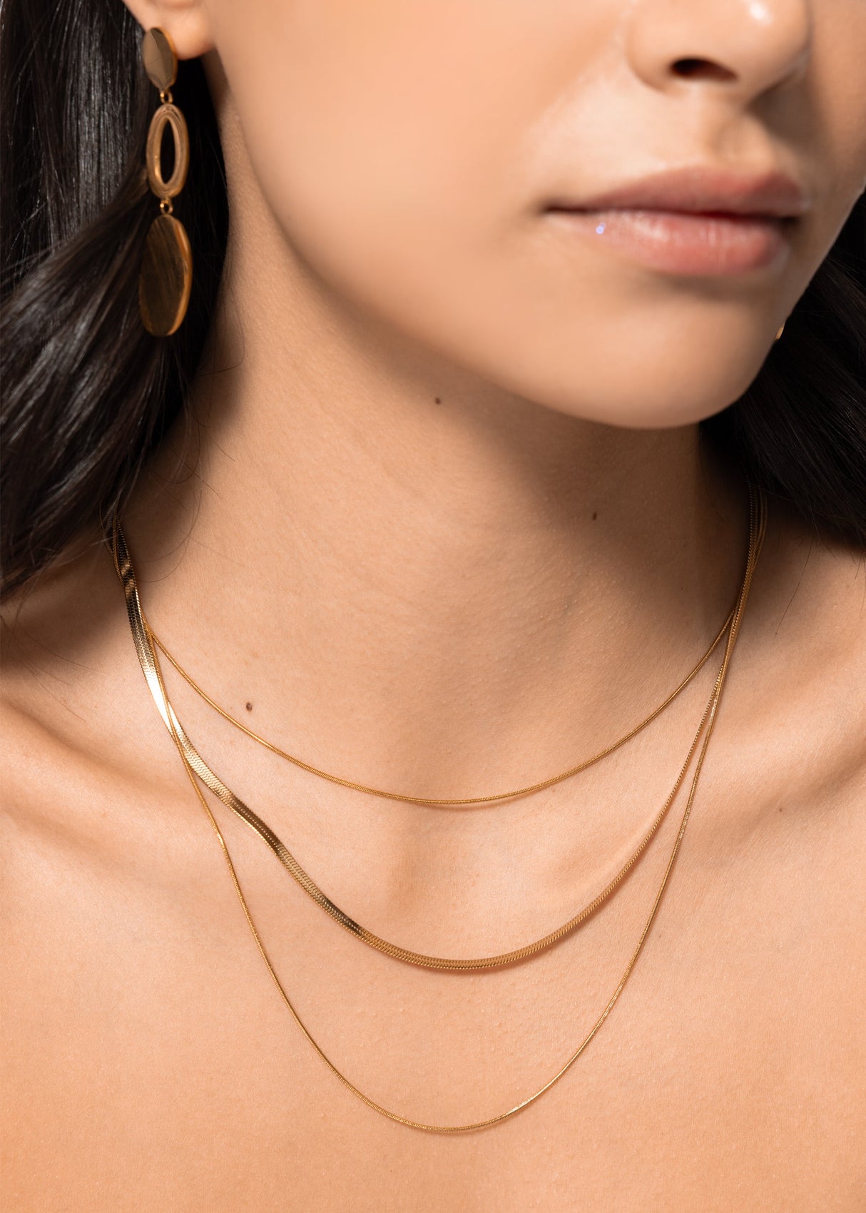 Layering necklace - gold