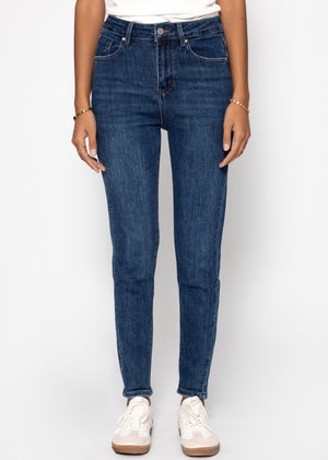 Highwaist jeans - dark blue