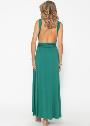 Maxi Multiway Kleid, grün