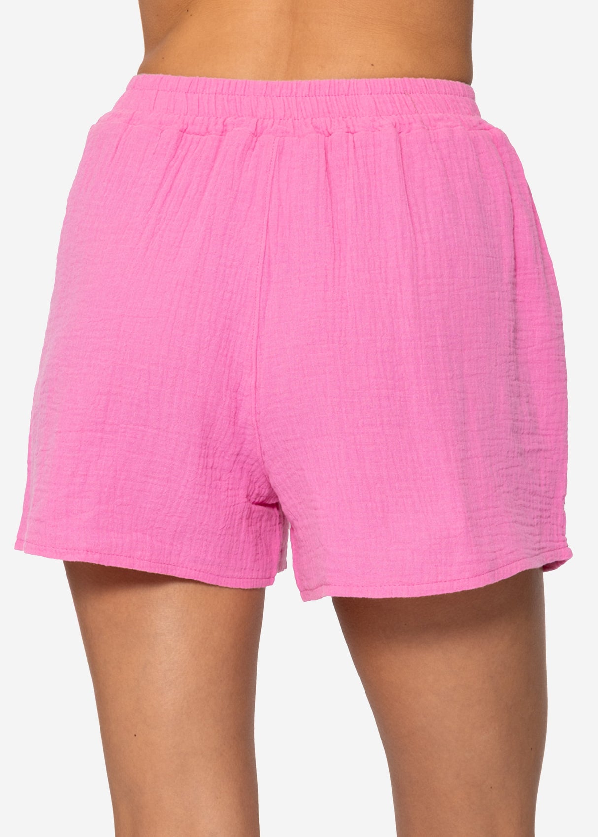 Muslin shorts, pink