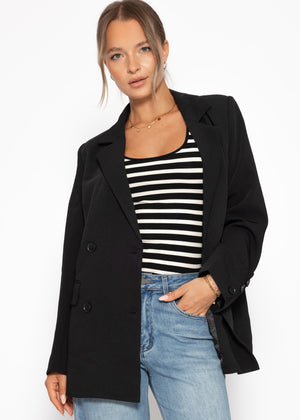 Oversize Blazer - schwarz