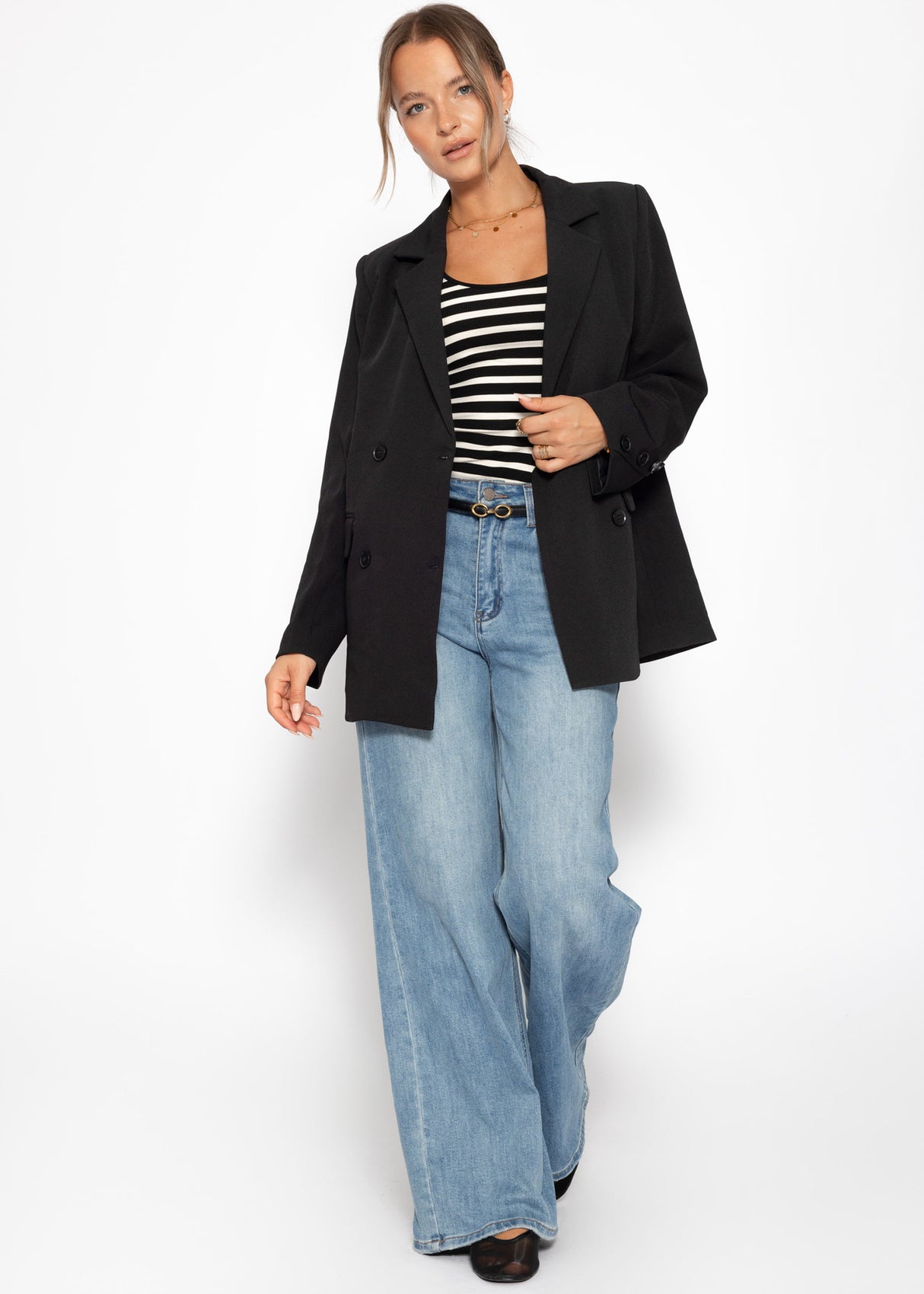 Oversize Blazer - schwarz