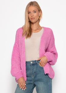 Oversize Cardigan, pink