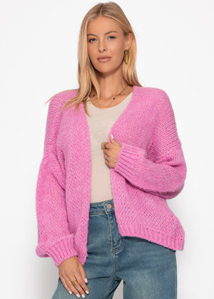Oversize Cardigan, pink