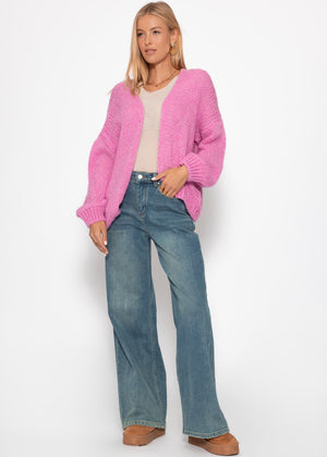 Oversize Cardigan, pink