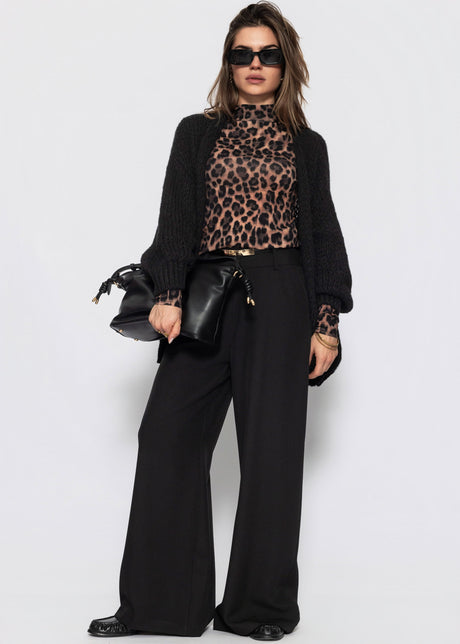 Oversize Cardigan - schwarz