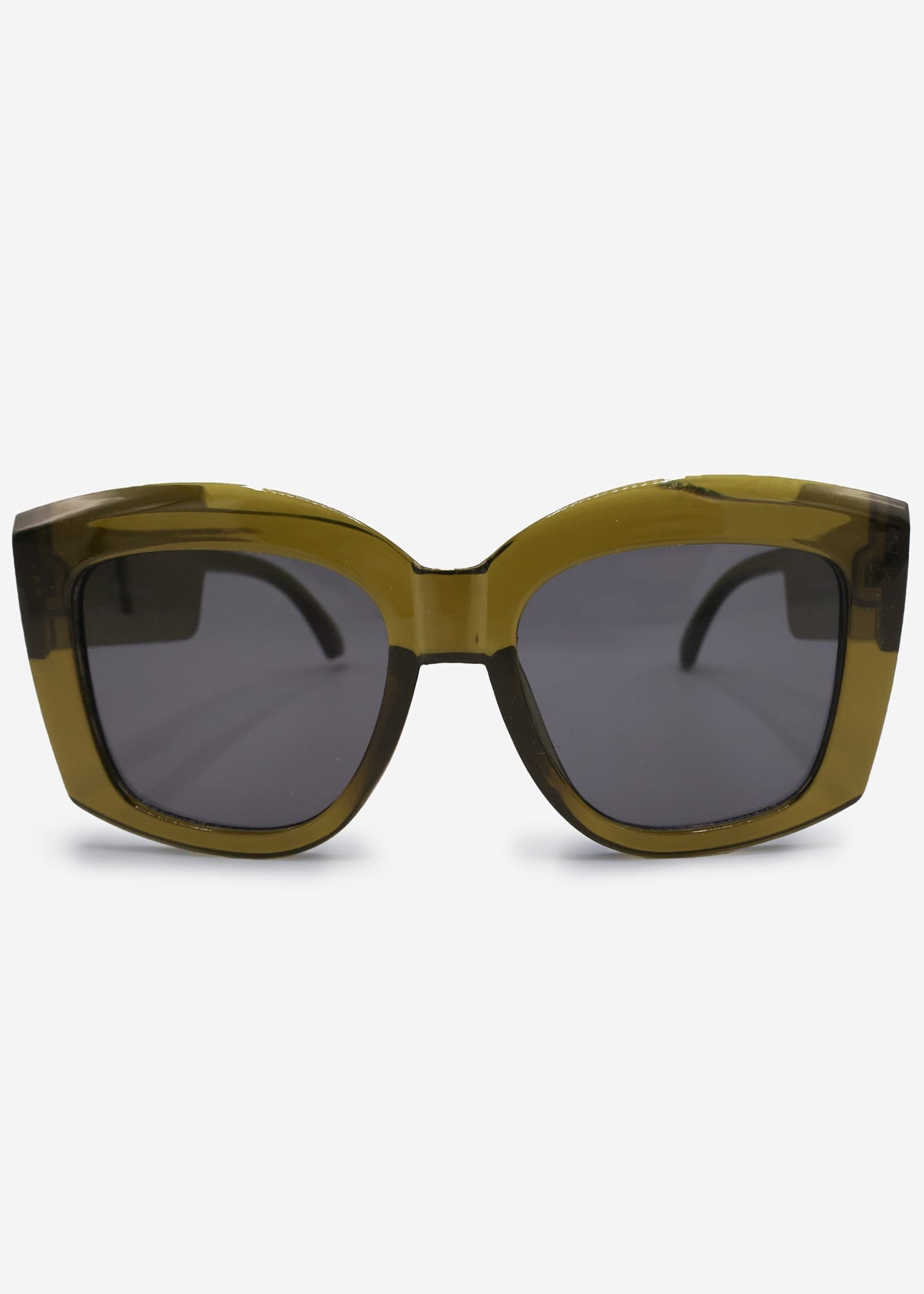 Oversized sunglasses - khaki