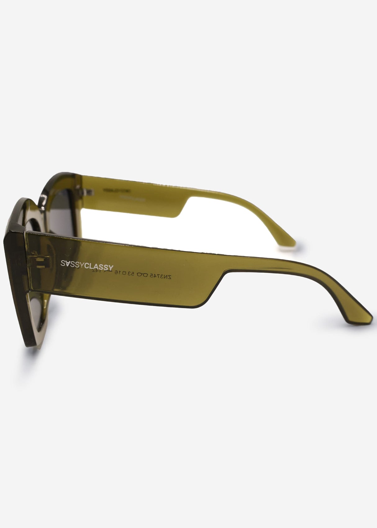Oversized sunglasses - khaki