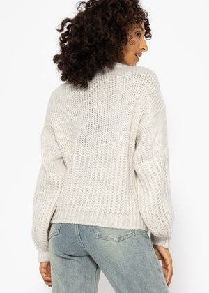 Structured sweater - beige