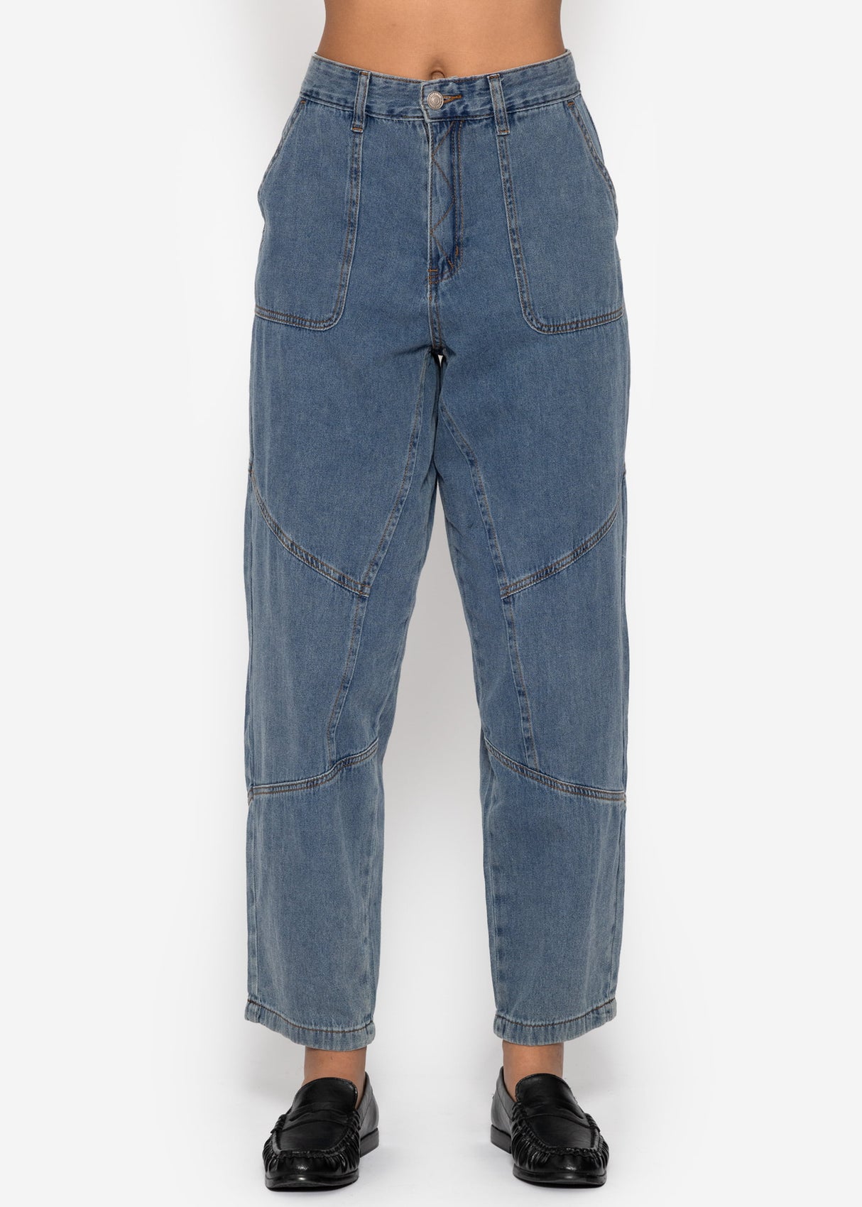 Relaxed Fit Jeans - Blue
