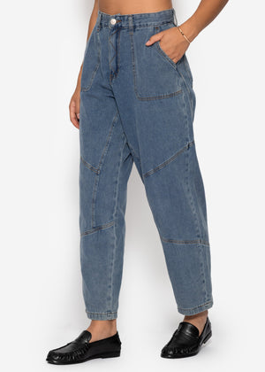 Relaxed Fit Jeans - Blue