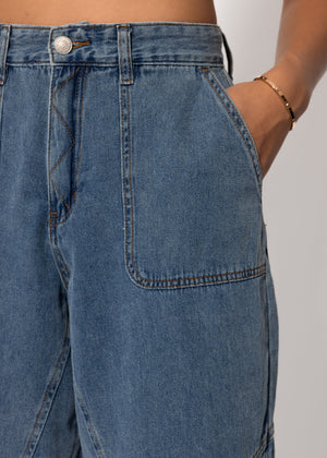 Relaxed Fit Jeans - Blue