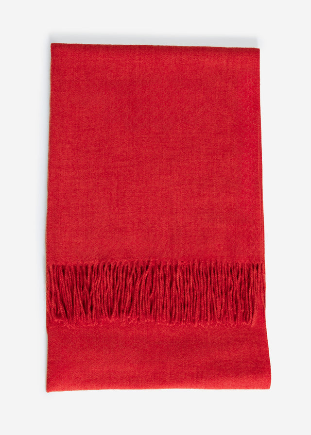 Softer Schal mit Kaschmir - rot