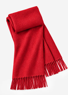 Softer Schal mit Kaschmir - rot
