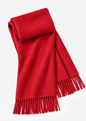 Softer Schal mit Kaschmir - rot