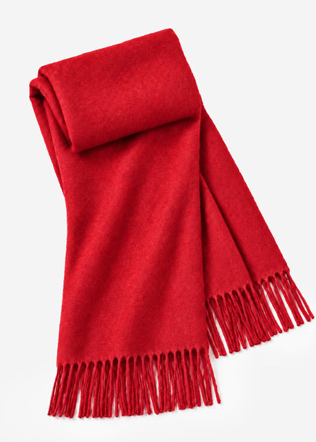 Softer Schal mit Kaschmir - rot