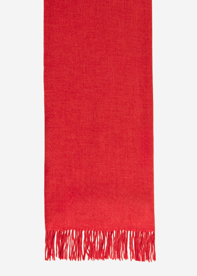 Softer Schal mit Kaschmir - rot
