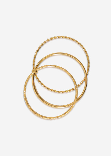 Armreif Set, 3-teilig - gold by SASSYCLASSY