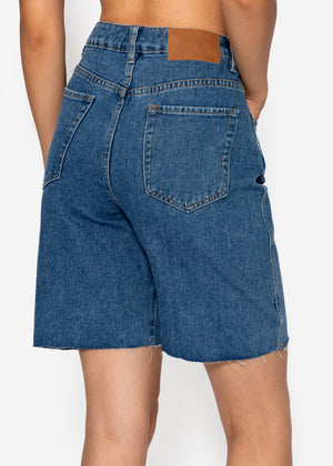 Bermuda jeans shorts - blue