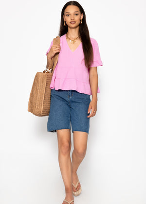 Bermuda jeans shorts - blue