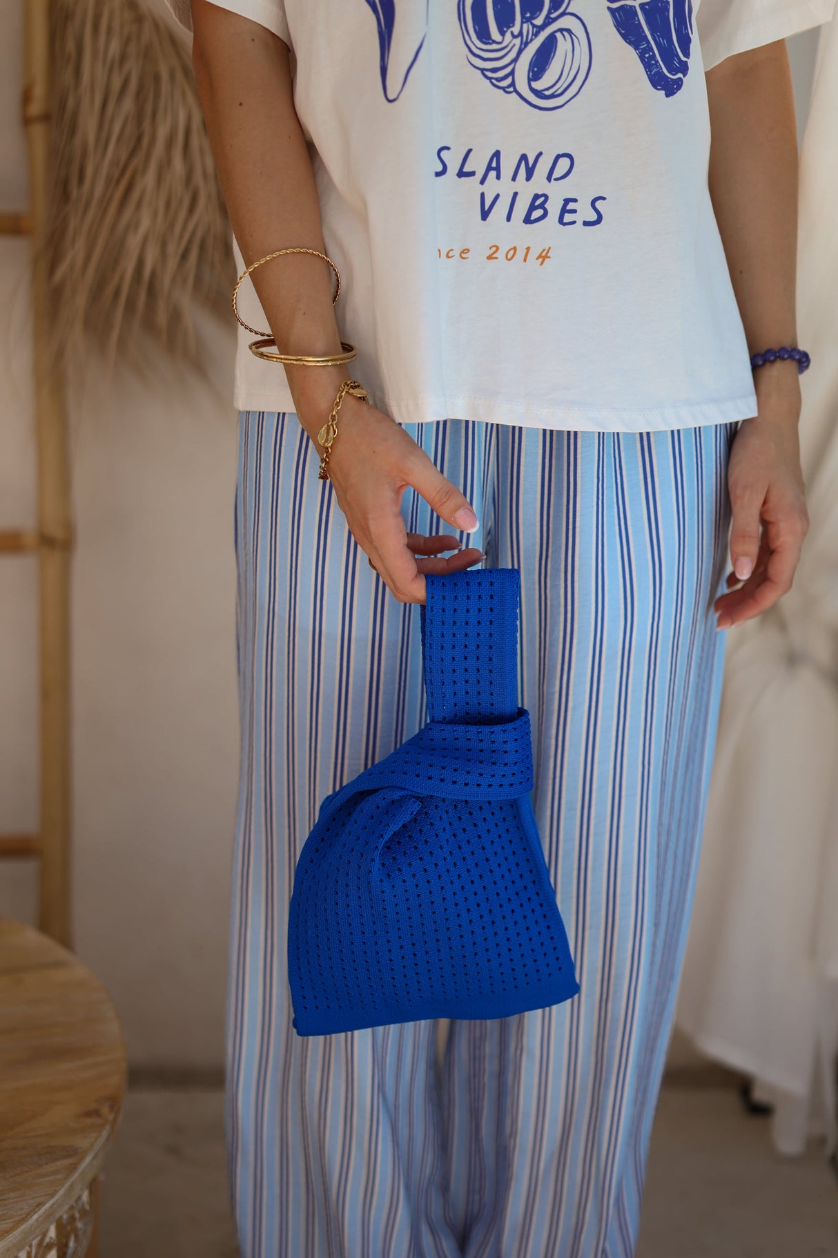 Beutel Tasche - blau
