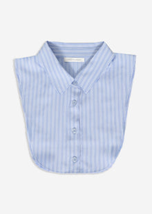 Blouse insert, striped - blue