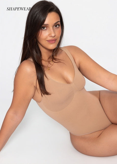 Bodysuit Sculpting Shapewear mit String - nude by SASSYCLASSY