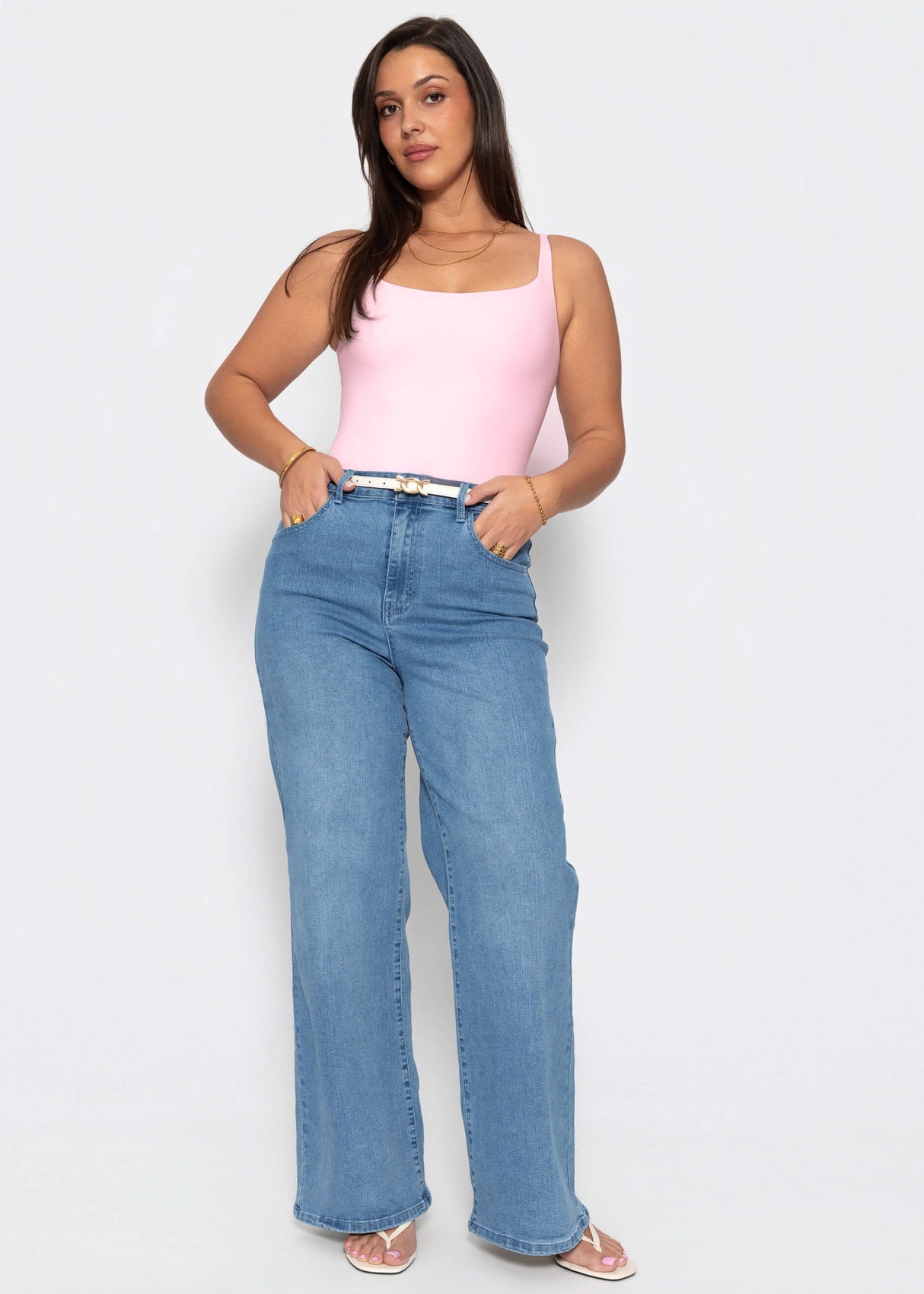 Bodysuit Soft Shapewear mit String - rosa