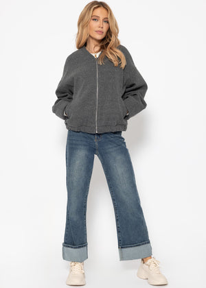 Bomber jacket - grey