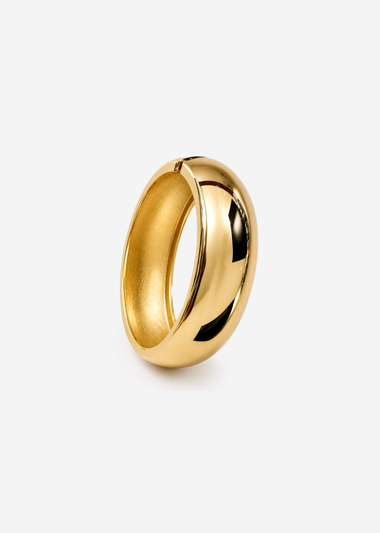 Breiter Armreif - gold