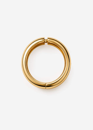 Breiter Armreif - gold