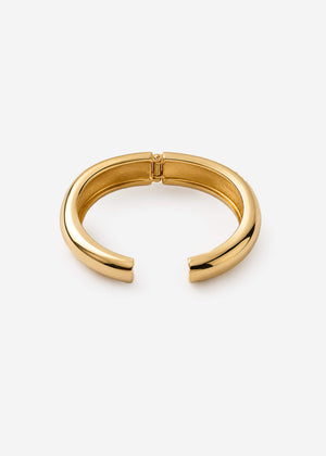 Breiter Armreif - gold