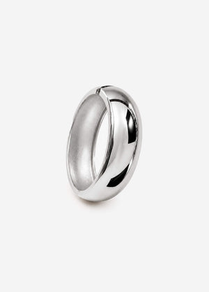 Breiter Armreif - silber
