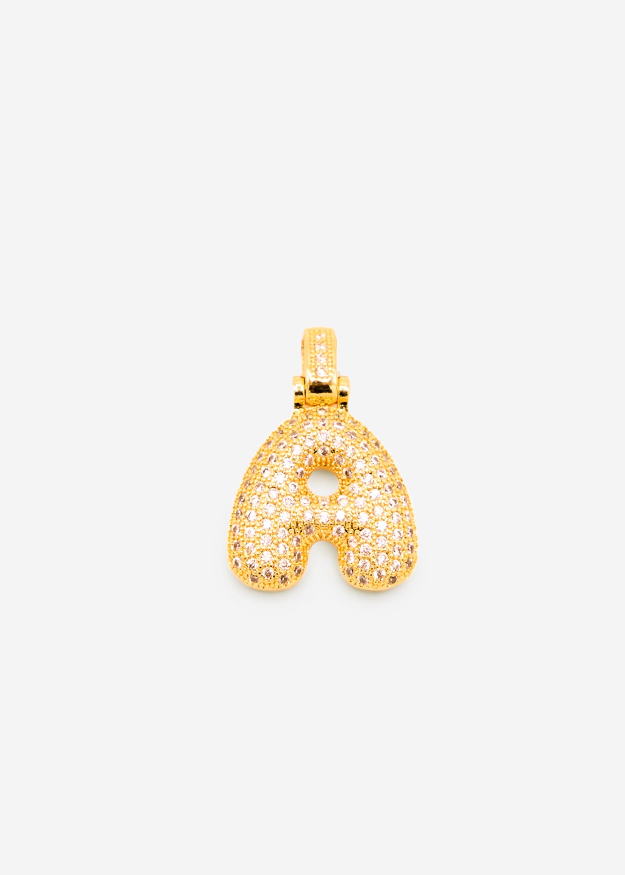 Letter necklace - A - gold