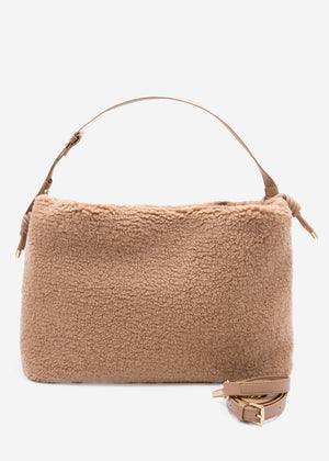 Teddy bucket bag - brown