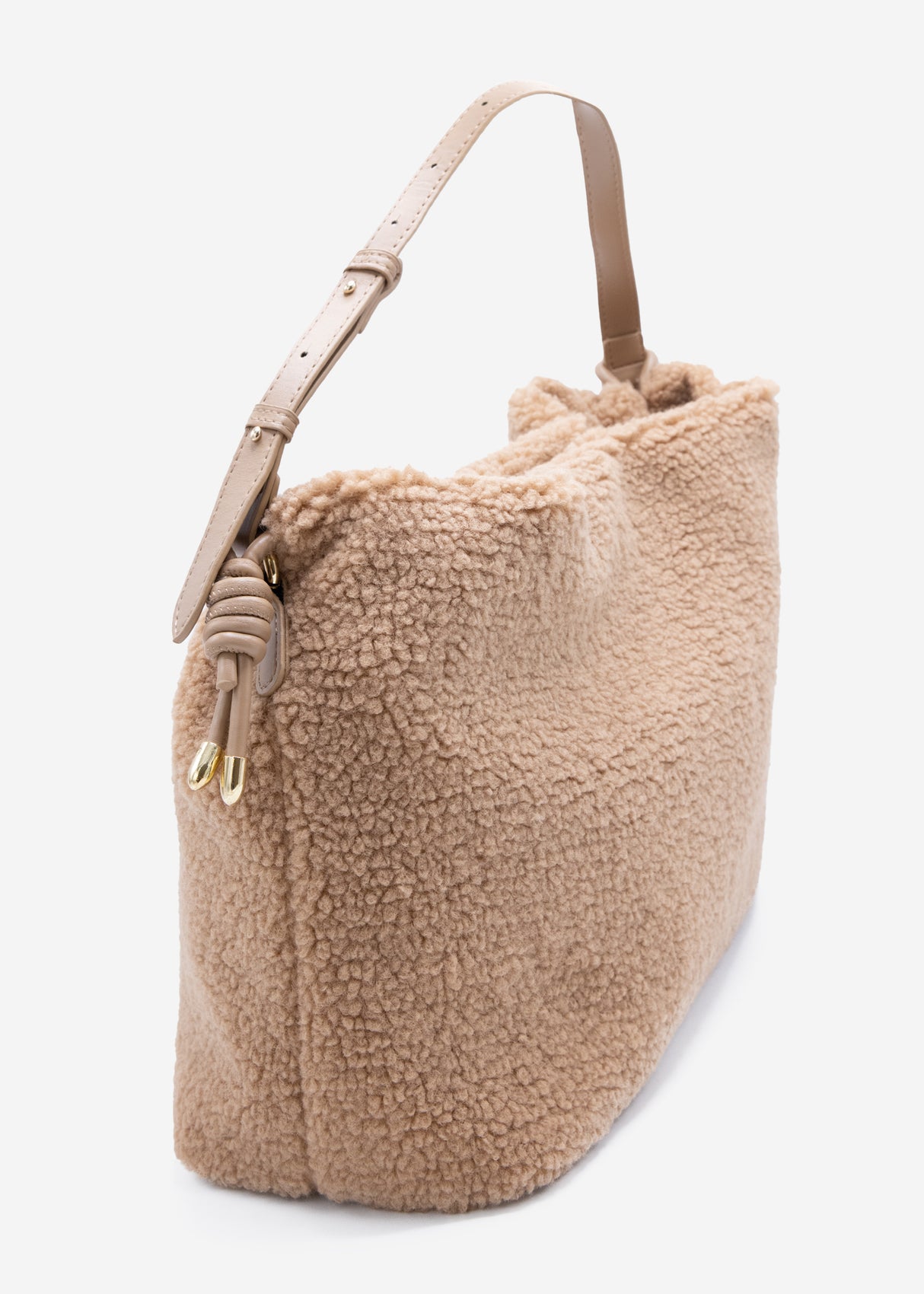 Teddy bucket bag - brown