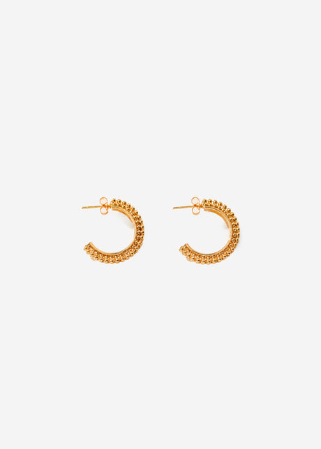 Creolen mit Struktur - gold by SASSYCLASSY