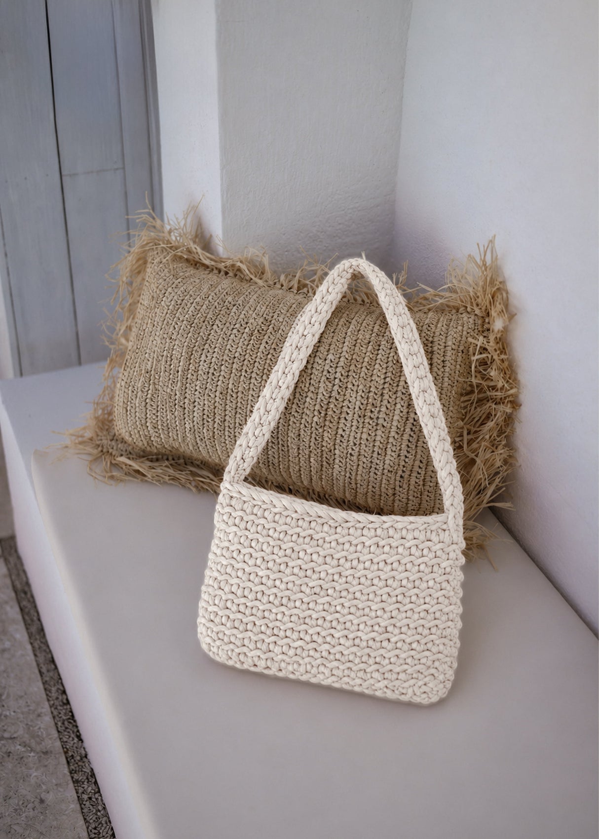 Crochet Bag - weiß