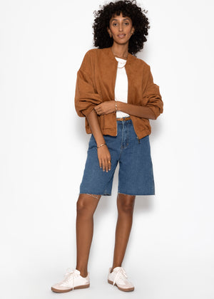 Double-layered, ribbed tank top - offwhite