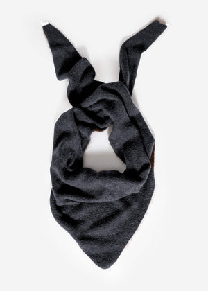 Triangular scarf - gray