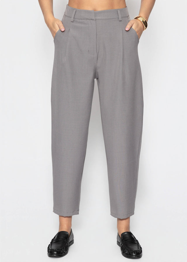 Elegante Karottenhose - grau
