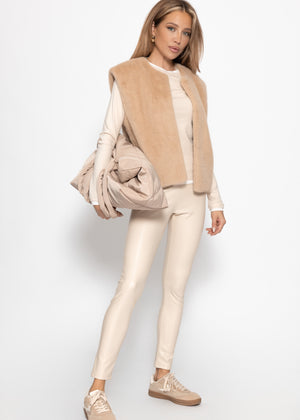 Elegant vest - beige