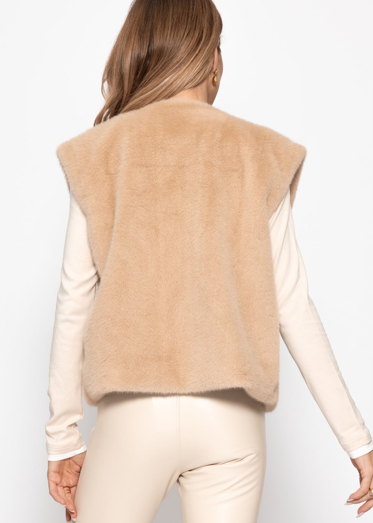 Elegant vest - beige